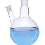 BALON DE VIDRIO ESMERILADO 2 BOCAS NS 29/32 - 19/26 X 500 ML