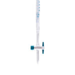 BURETA DE VIDRIO LLAVE DE TEFLON