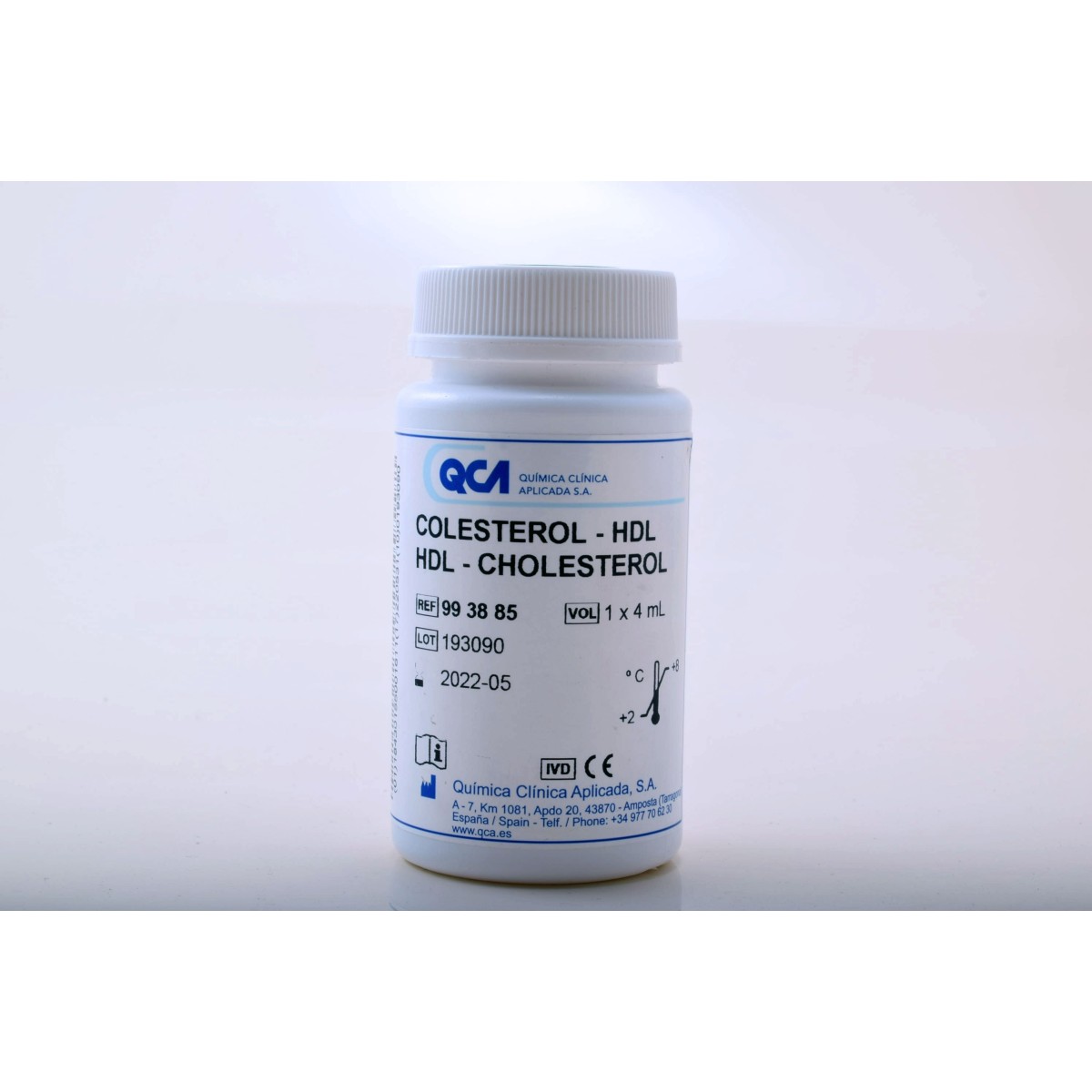 COLESTEROL_-_HDL_4_ML_PRECIPITANTE_QCA.jpg COLESTEROL - HDL 4 ML (PRECIPITANTE) - Imagen 1