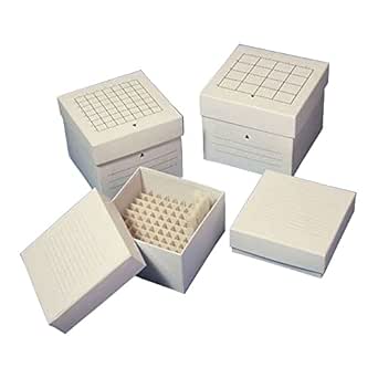 CRIOBOX DE CARTON PARA TUBO 50 ML  X 4 POZOS X UND - Imagen 1