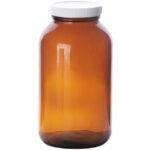 FRASCO AMBAR 3000ML (BOCA ANGOSTA)