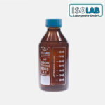 FRASCO DE VIDRIO AMBAR TAPA ESMERILADA 1000ML X UND