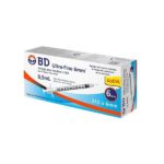 JERINGA 0.5 ML DE INSULINA X 100 UND.