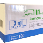 JERINGA 3 ML 21X1 1/2 CAJA X 100 UND