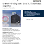 KIT COMPARADOR DE CLORO CON PASTILLAS (100CLORO LIBRE + 100 CLORO TOTAL)