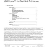 KOD HOT START DNA POLYMERASE 200U. )