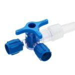 LLAVE DE TRES VIAS CON EXTENSION (10CM) X UND