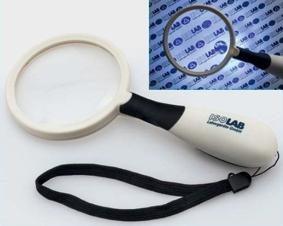 LUPA MANUAL DE 100MM 3X & 5X - ISOLAB ALEMAN - Imagen 1