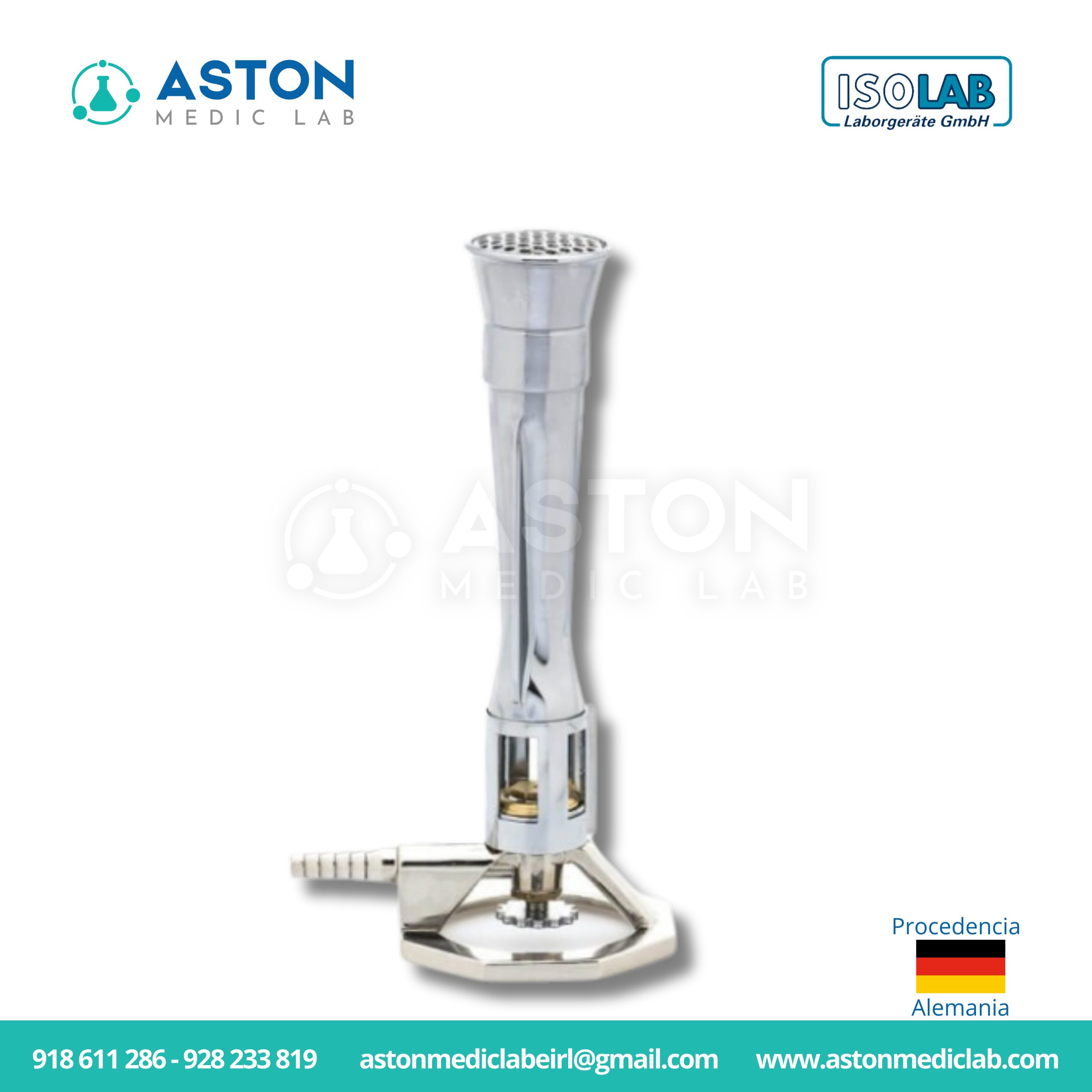 MECHERO BUNSEN MEKER TIPO FISHER 1700C X UND. - Imagen 1