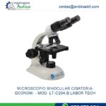 MICROSCOPIO BINOCULAR CON BATERIA OBJETIVO PLAN .