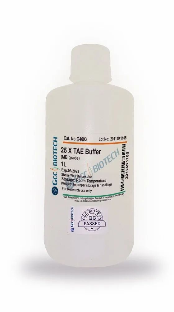 TAE BUFFER 25X DRY PACK (MOLECULAR BIOLOGY GRADE). REF 20-130 - MARCA APEX. ANADIR 1 LITRO DE AGUA - Imagen 1